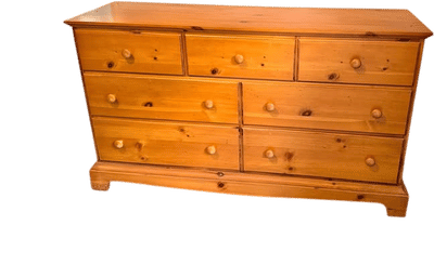 Knotty Pine 8-Drawer Dresser