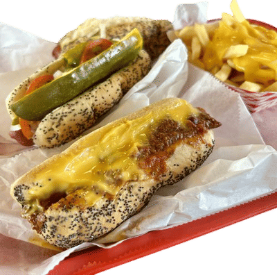 Hot Dogs & Cheese Fries Recipe