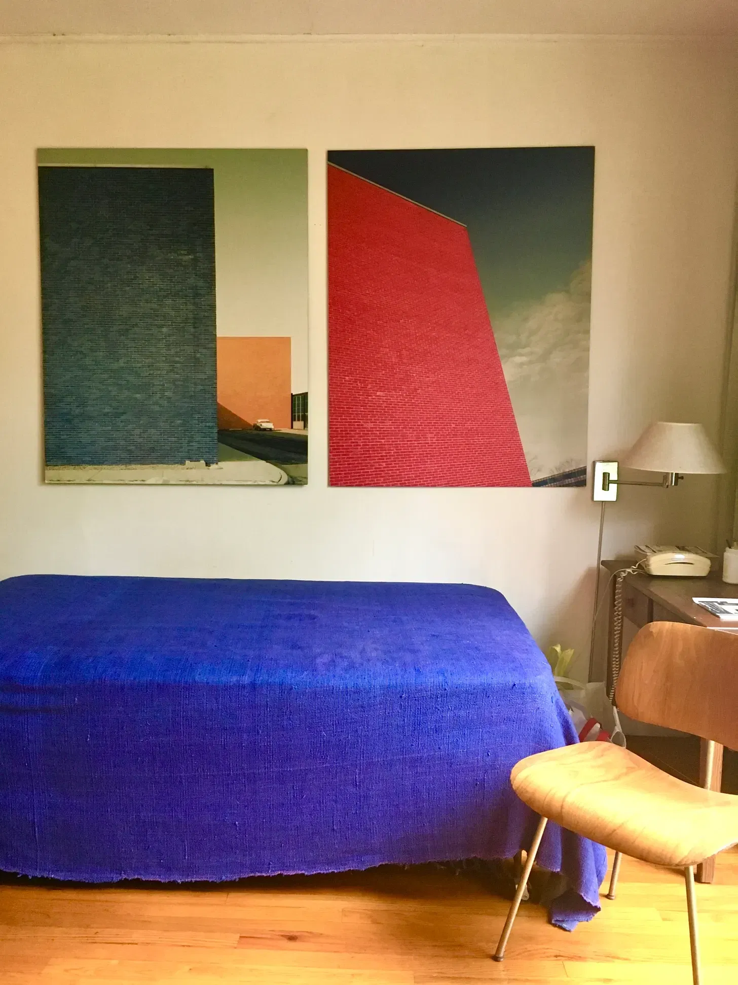 Intense blue (aka: Yves Klein/cobalt territory).
