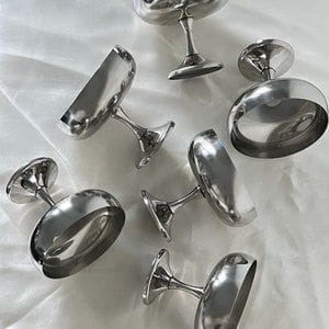 Vintage Italian Stainless Steel Coupes 
