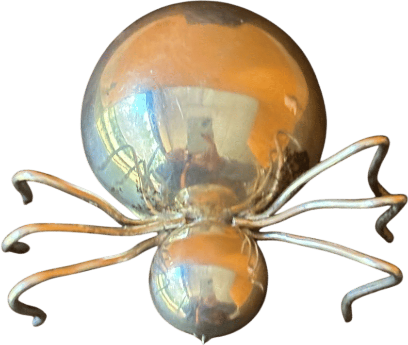 Huge Sterling Spider Brooch