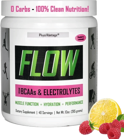 "FLOW" Electrolyte Powder (with 300mg of Potassium & Plant-Based BCAAs)