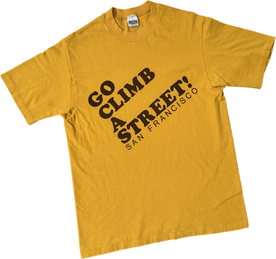 Vintage 1980s San Francisco Go Climb A Street! T-Shirt