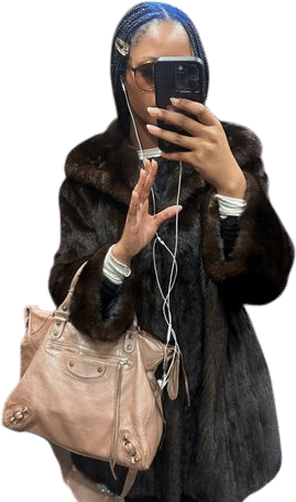 Vintage Mink Fur Coat