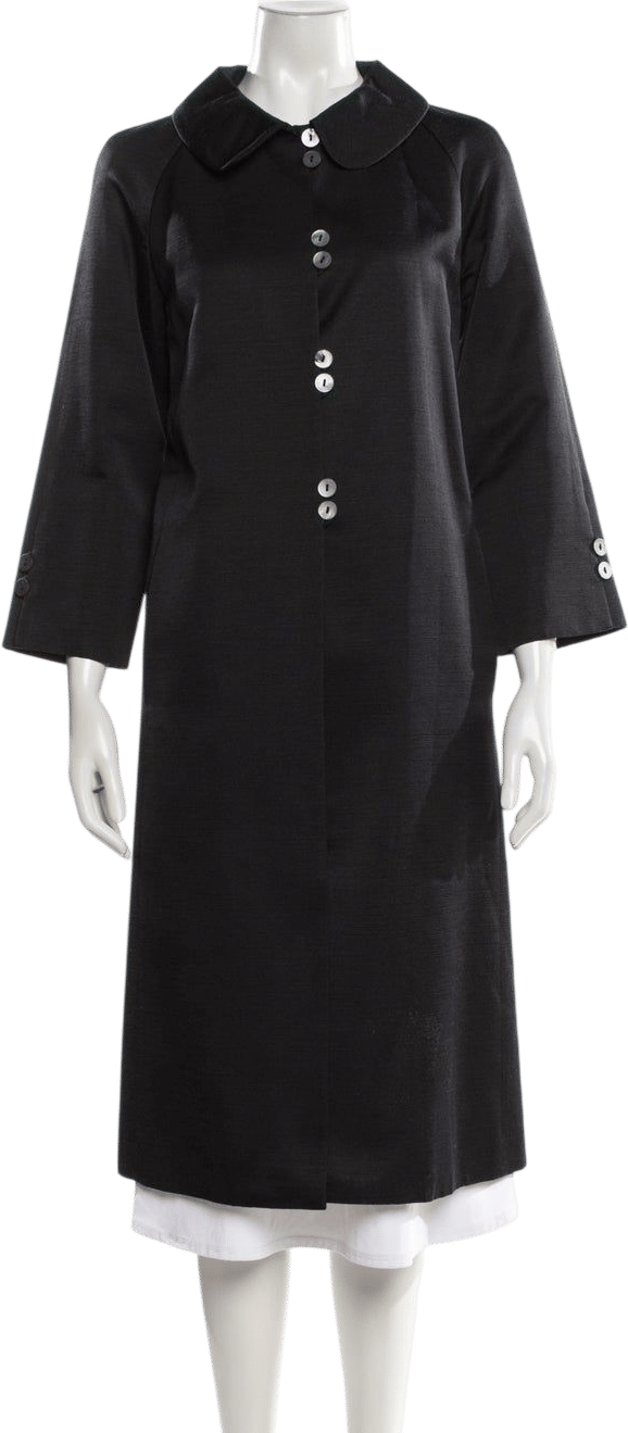 Barney's New York Silk Coat