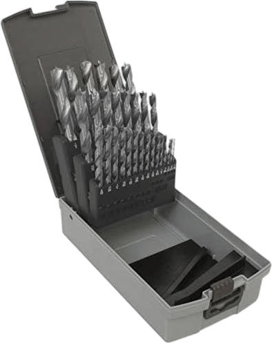 29 Piece Fractional Inch Brad Point Drill Bit Set Ideal for Woodworkers, Contractors, Home or Workshop. Drill Into Wood and Other Non-Metallic Surfaces