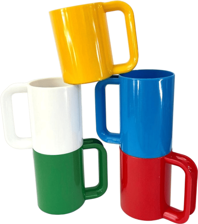 Massimo Vignelli for Heller Set of 5 Stackabe Mugs - Etsy