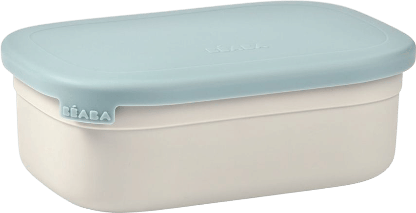 BEABA Stainless Steel Bento Lunch Box - Rain | Grove Collaborative