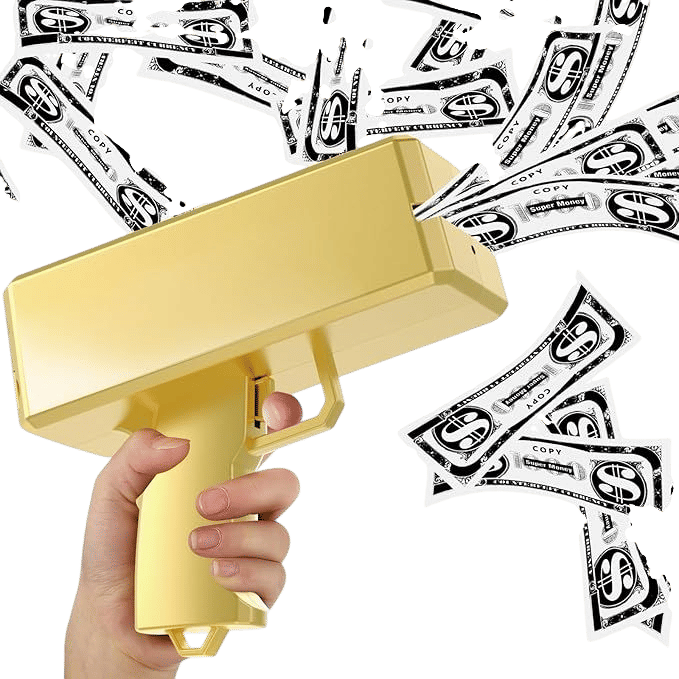Sopu Make it Rain Money Gun (Metallic Gold)