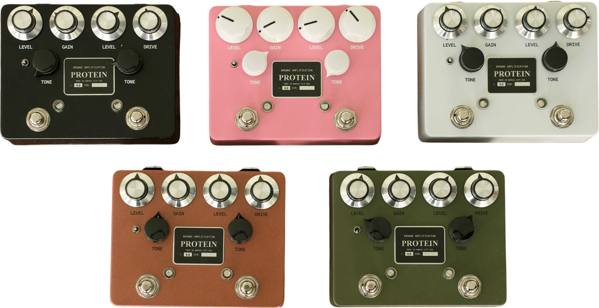 Brown Amplification Protein Dual Overdrive