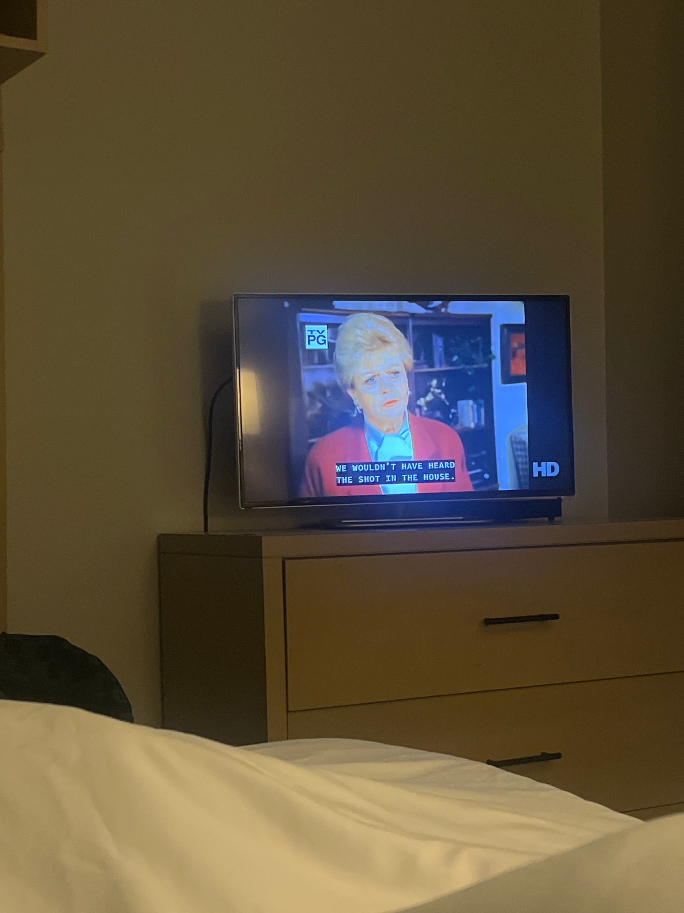 Murder she wrote in bed