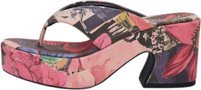 Printed Platform Sandals