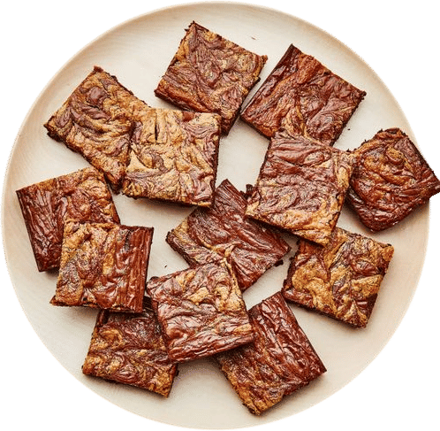 Tahini Japanese Sweet Potato Brownies Recipe