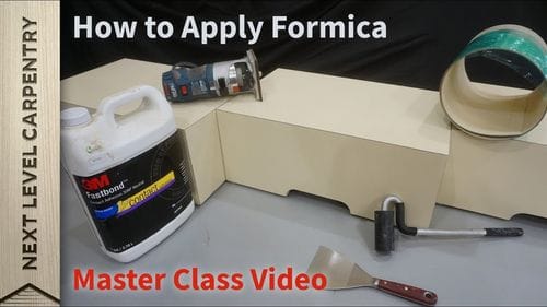 Master Class for Applying Formica Plastic Laminate