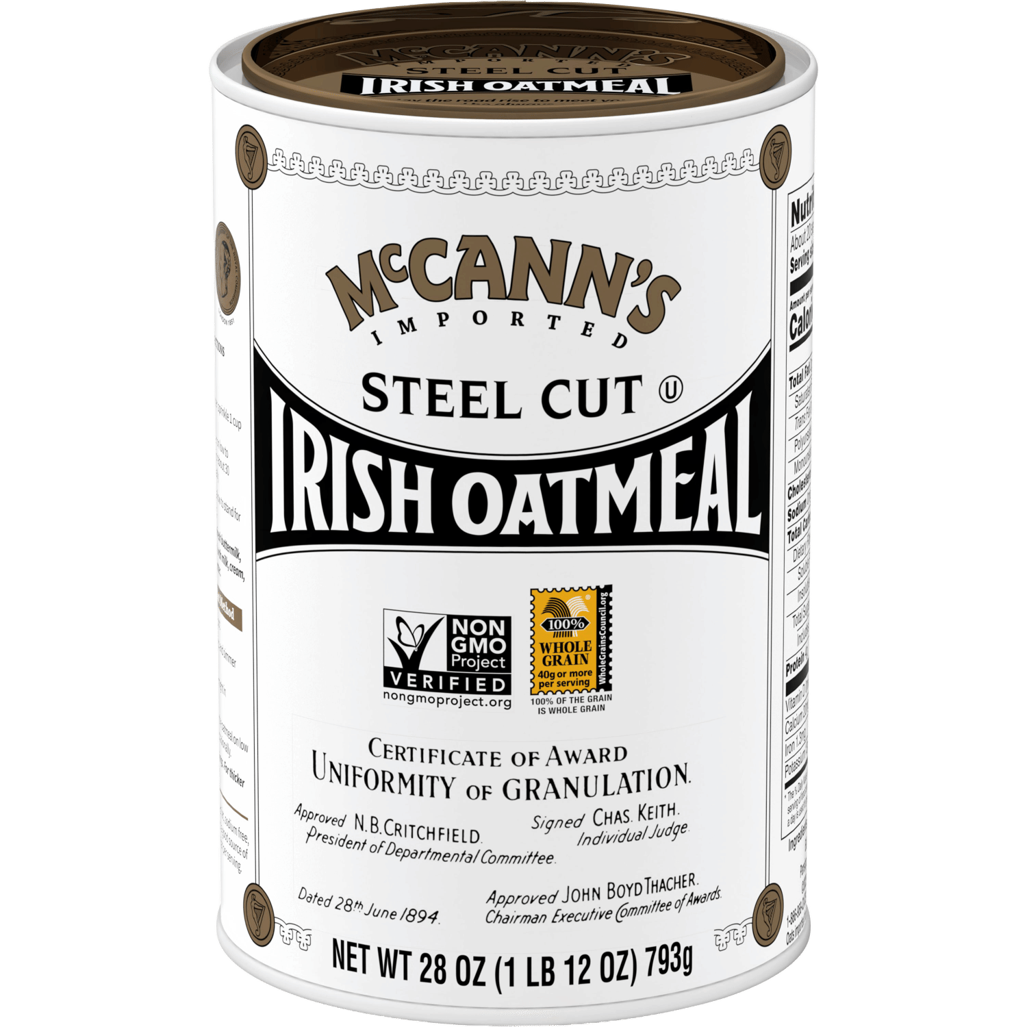 Traditional Steel Cut Irish Oatmeal /// McCann's