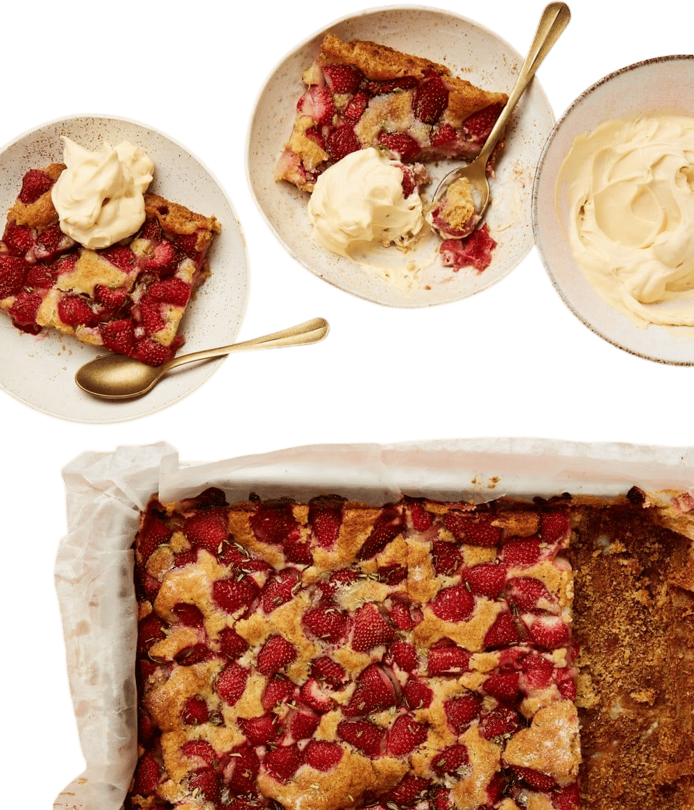 Meera Sodha's strawberry cake