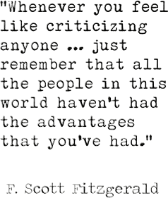 The first page of the Great Gatsby