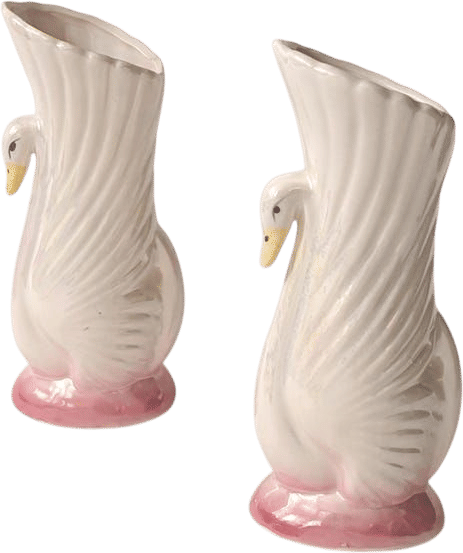 Swan Vases