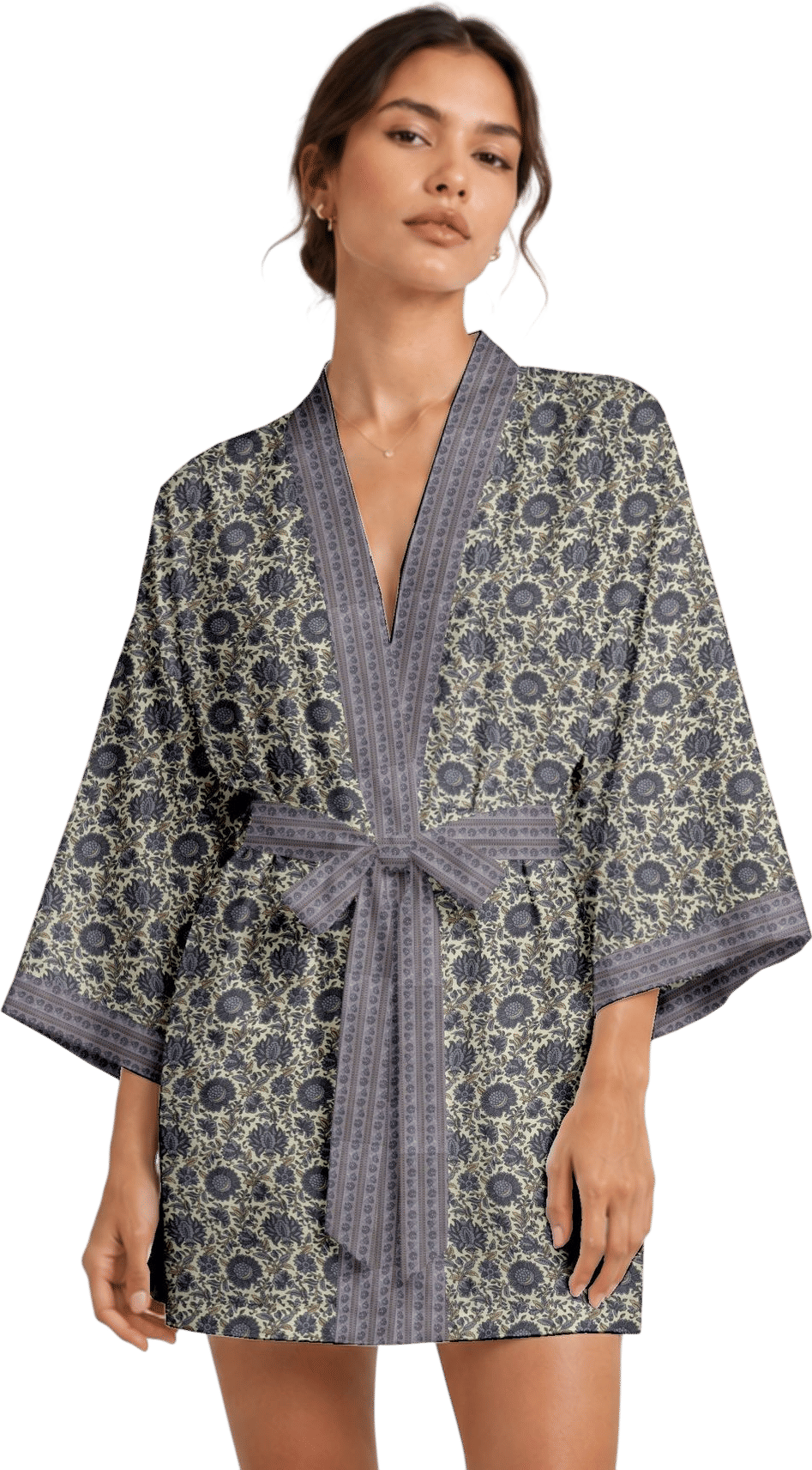 Short Kimono Robe