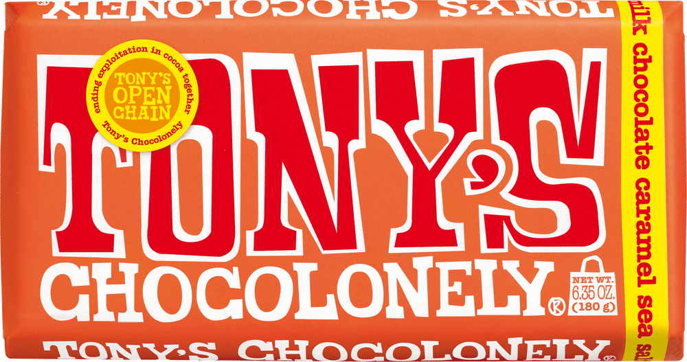 Tony’s Chocolonely milk caramel sea salt