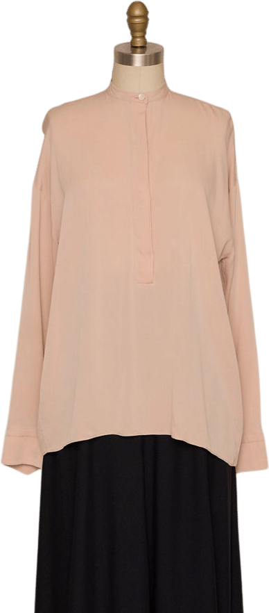 Helmut Lang Silk Back Bows Detail Blouse | Khata Space