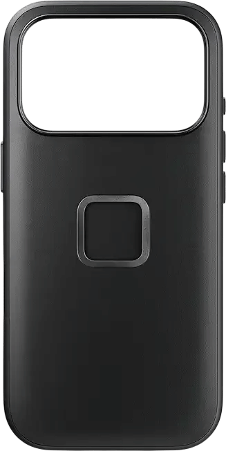 Mobile Everyday Phone Case for iPhone 17 Pro, Black, Slim Profile, Drop Protection, Weatherproof Fabric Shell, SlimLink Connects to Mobile Mounts & Gear