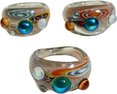 Aurora Ring - Beige