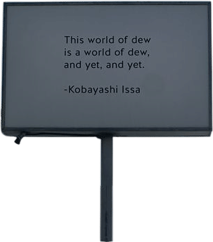 A Haiku by Kobayashi Issa