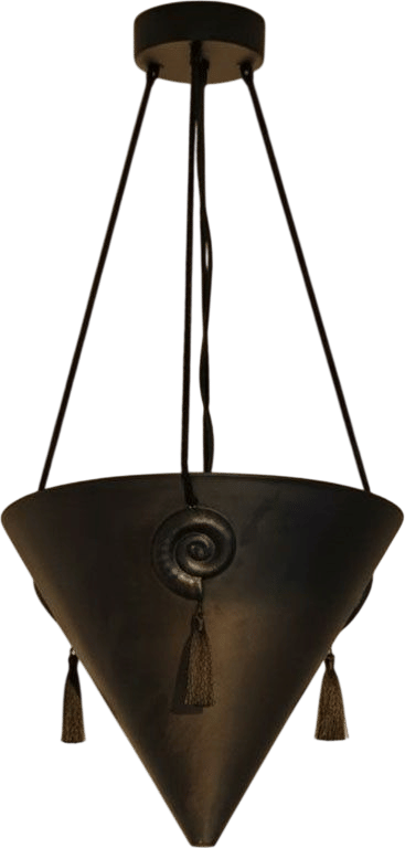 Vestige En Noir Ceramic Hanging Pendant