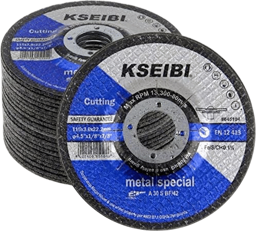 KSEIBI 1/8-Inch Metal Cutting and Grinding Disc (4-1/2 inch)