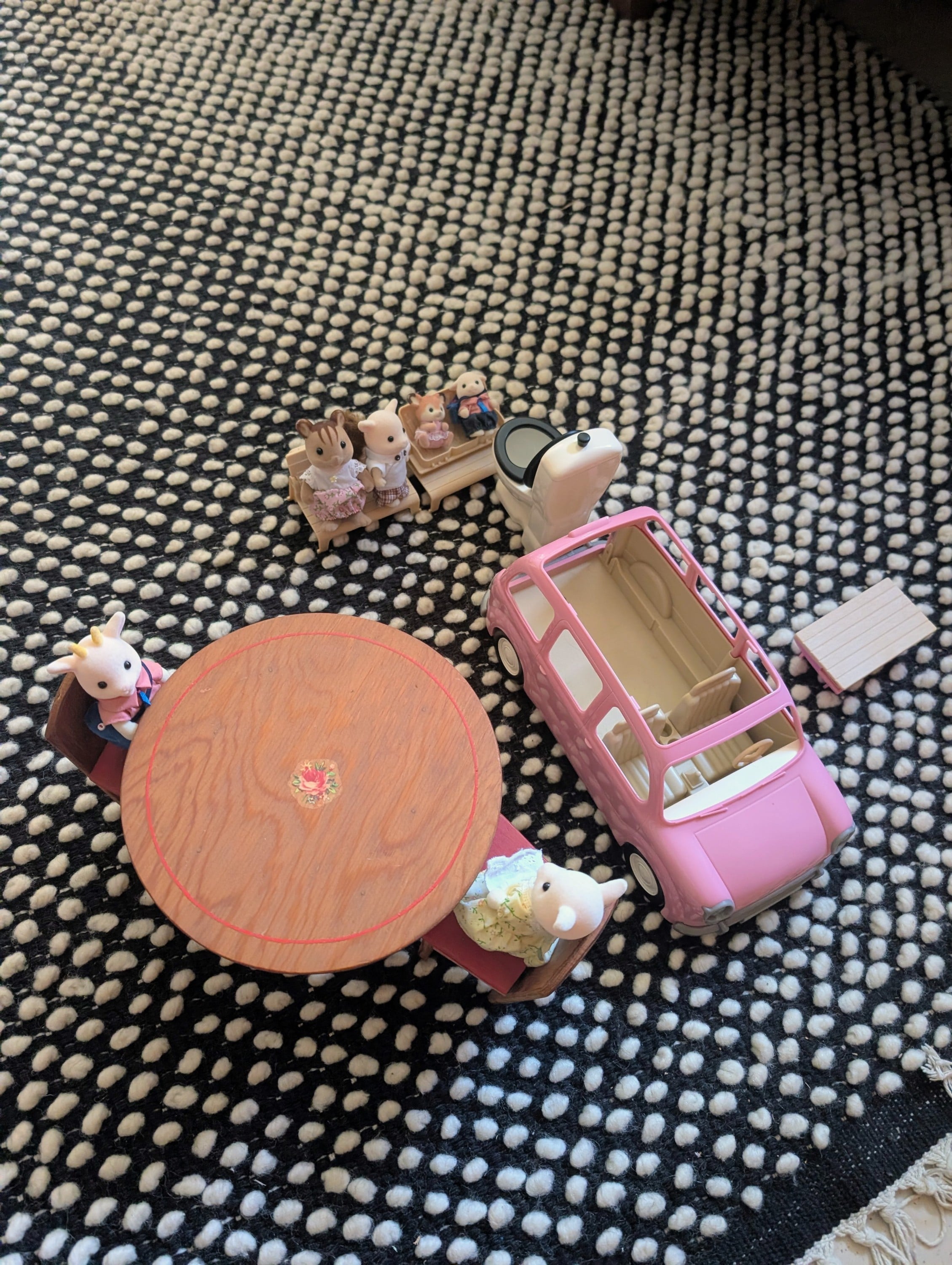 getting to see what the calico critters are up to today