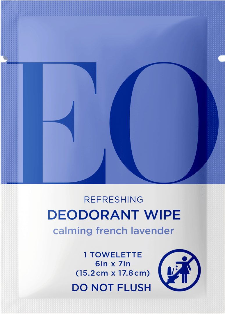 EO French Lavender Deodorant Wipes