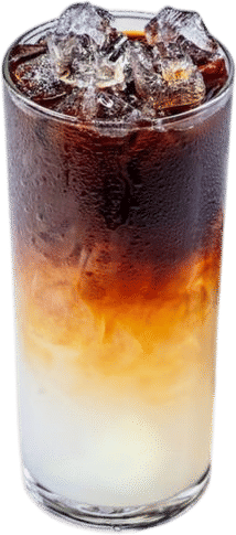 Espresso with lemonade + lavender simple syrup