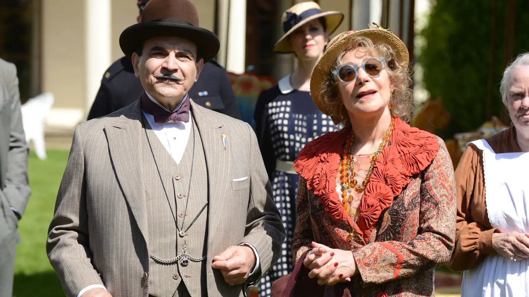 Falling asleep to episodes of Poirot I’ve seen 1000 times.