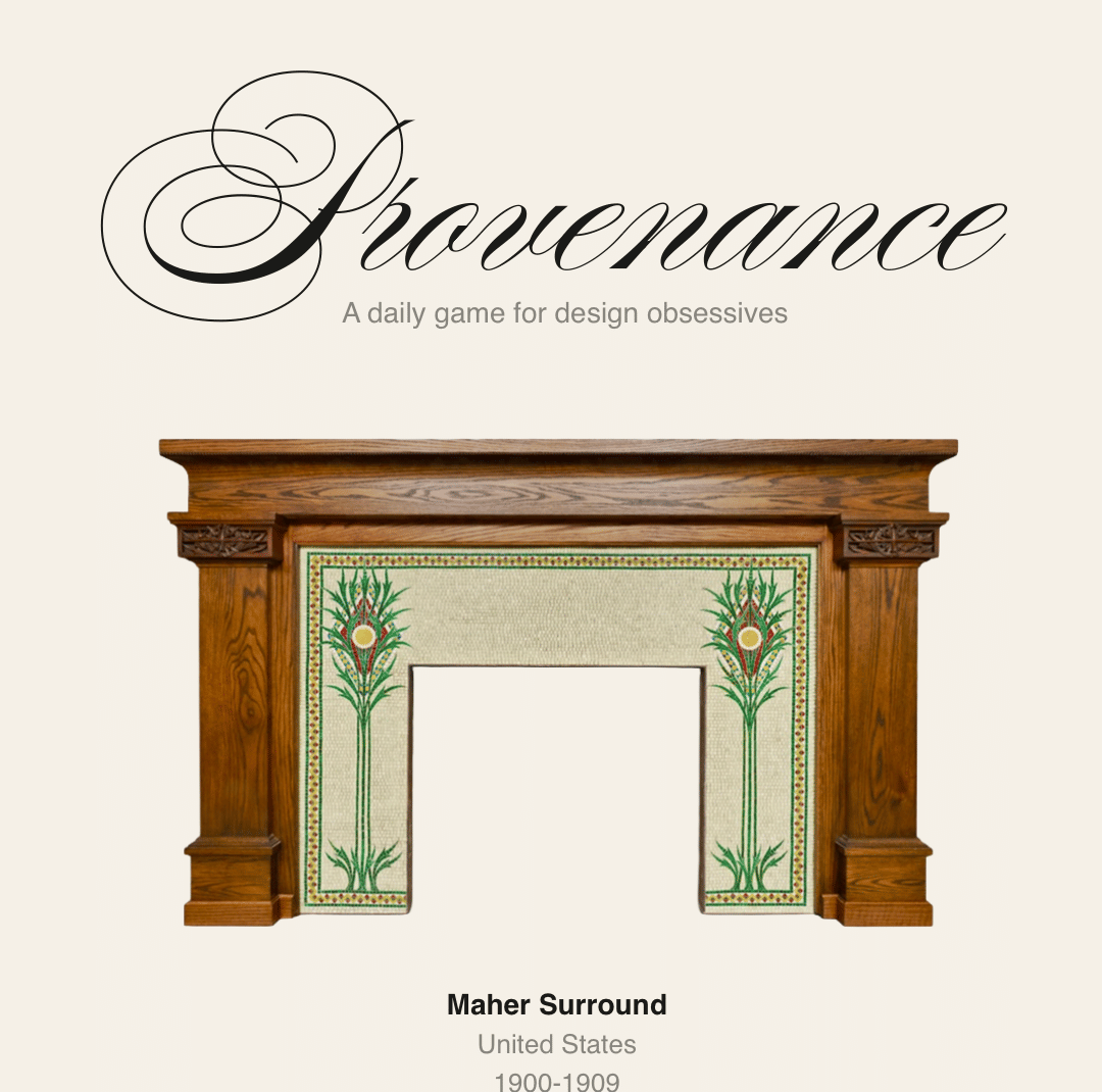 Provenance - A daily game for design obsessives