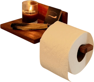 Mahogany Toilet Paper Holder