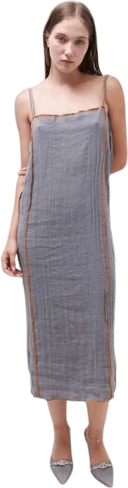 Baserange Shok Slip Dress - Grey