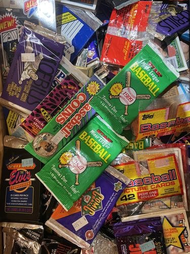 all the old baseball cards in the land