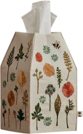 Coral & Tusk Garden Tissue Box Cover