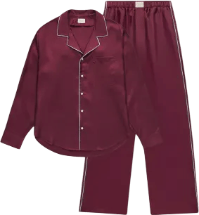 The Piped Silk Twill Set