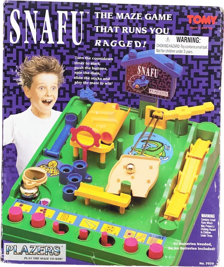 SNAFU Maze Board Game