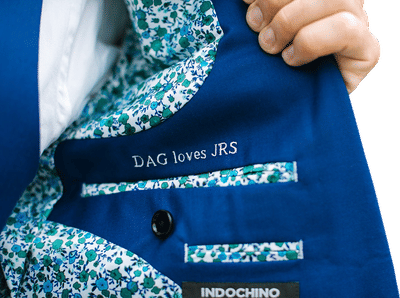Custom Suit Jacket Embroidery