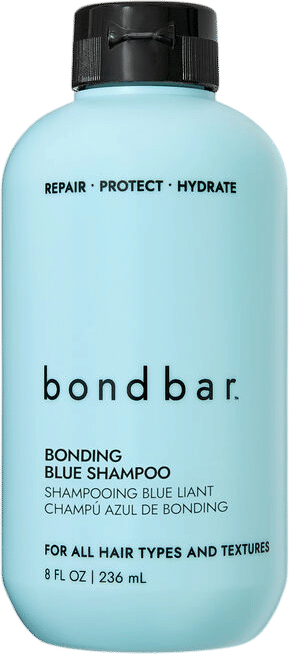 Bondbar blue shampoo