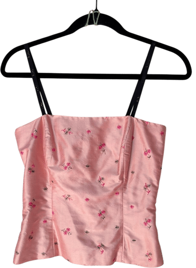 Whimsical Silk Corset Top