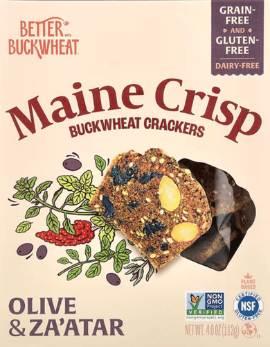 Better with Buckwheat, Maine Crisp Buckwheat Crackers