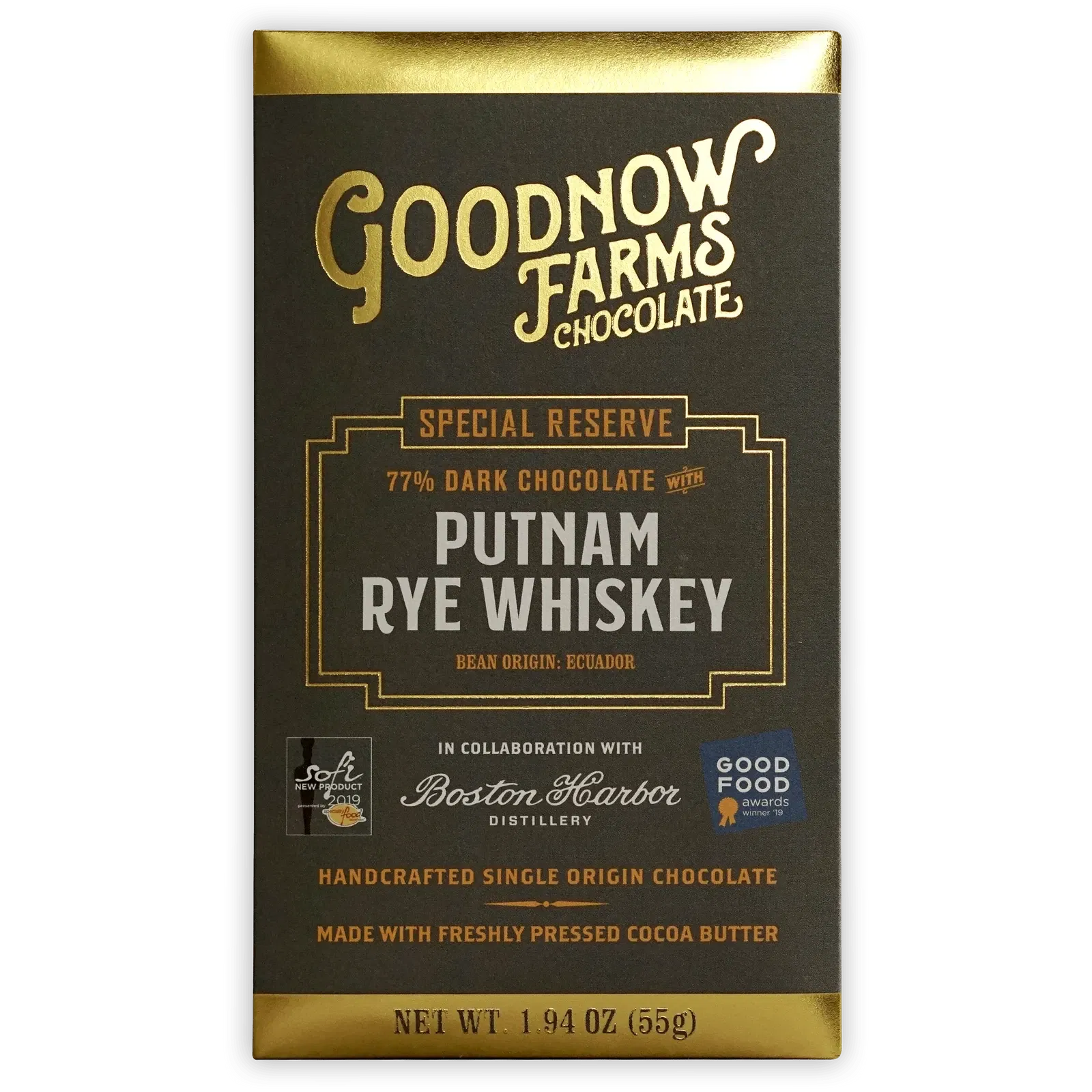 Putnam Rye Whiskey 77% Dark Chocolate