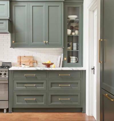 in a kitchen, drawers are usually better than lower cabinets