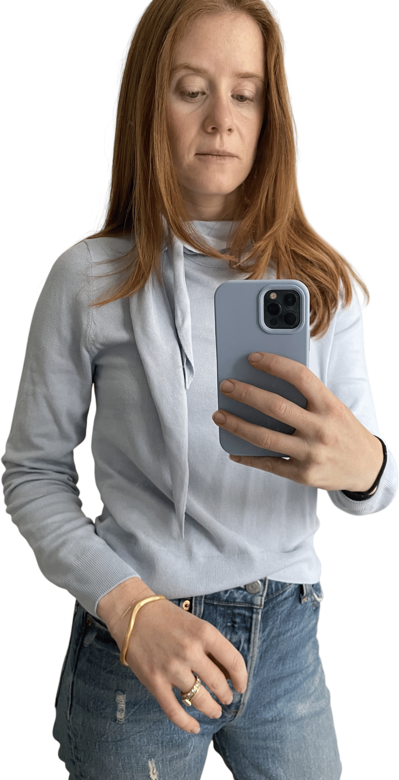 H&M Sweater with Scarf Collar
