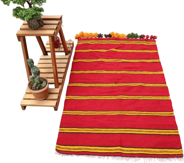 Vintage Kilim Rugs For Wall Hanging, Turkish Kilim, Vintage Kilim, Red Kilim, Handmade Kilim, Small Kilim, Kitchen Kilim