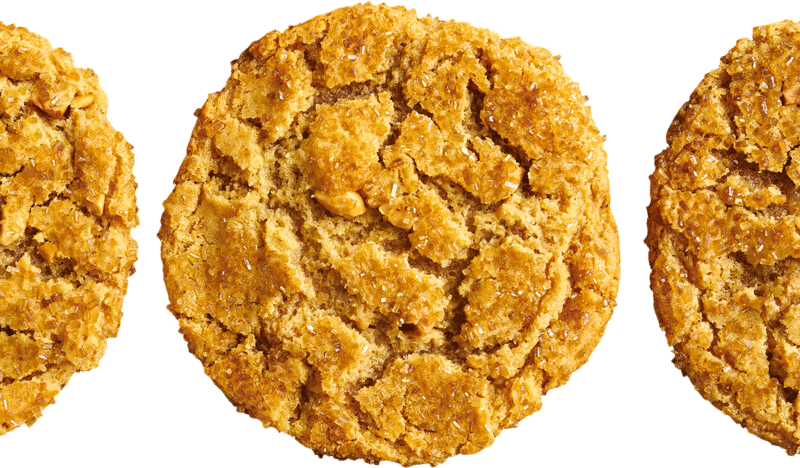 Peanut butter miso cookies
